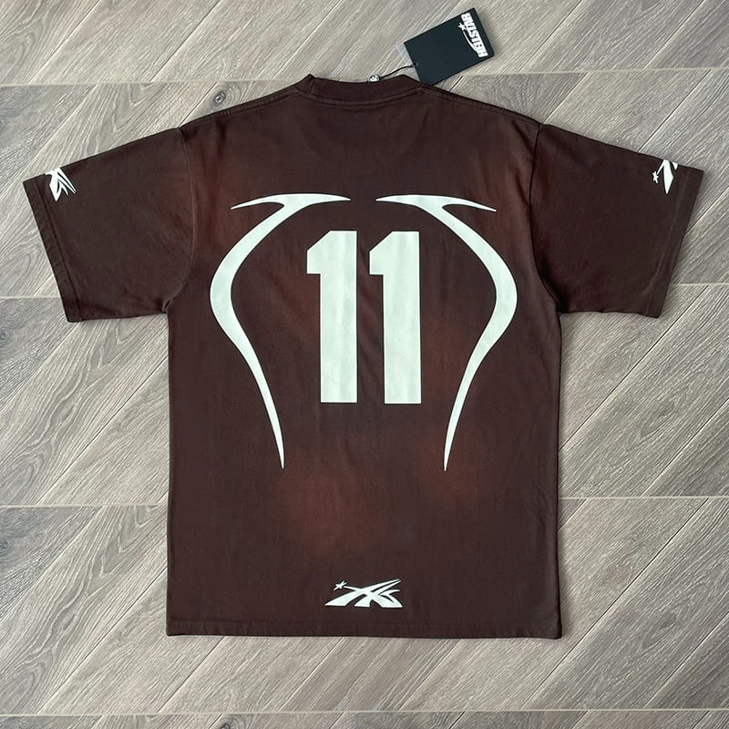 Hellstar Warm Up Brown T-Shirt