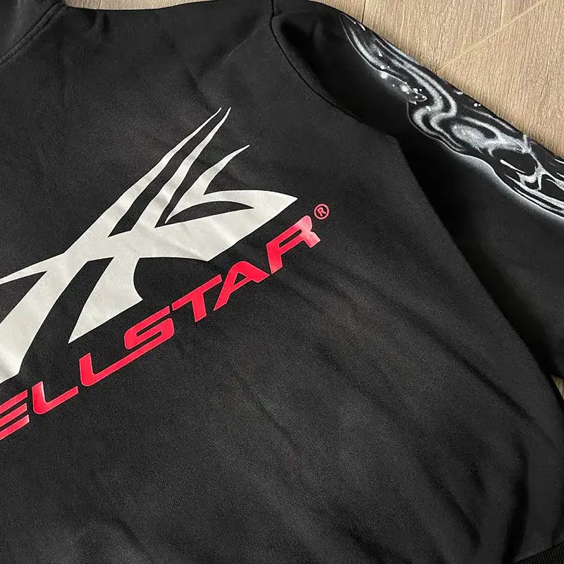 Hellstar Airbrushed Skull Sweatshirt