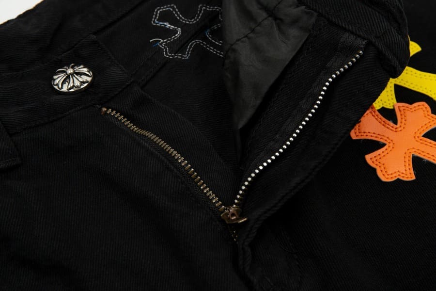 Chrome Hearts Colours Cross Bermuda Jeans