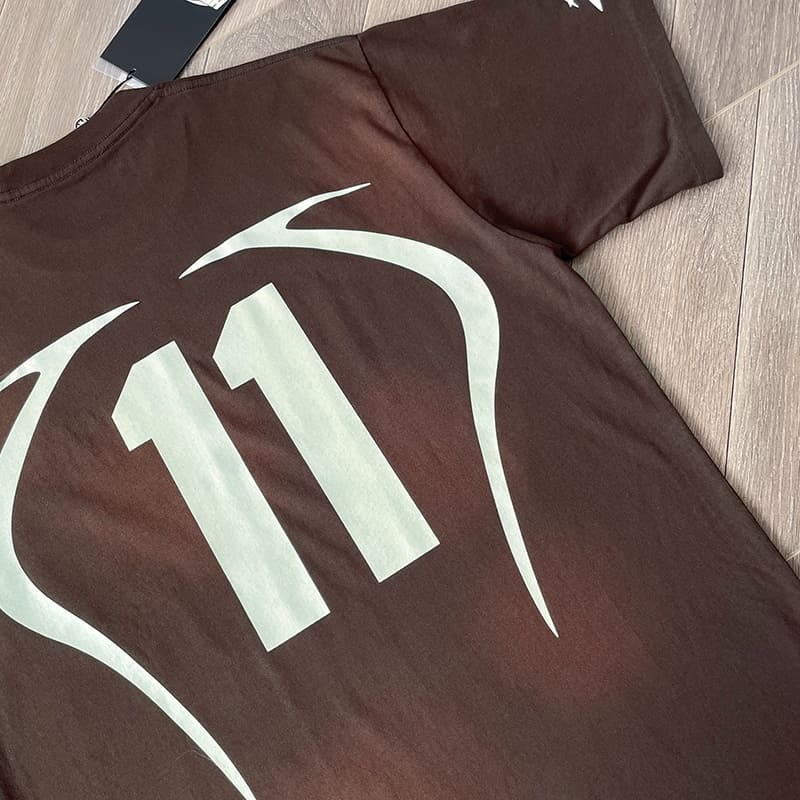 Hellstar Warm Up Brown T-Shirt