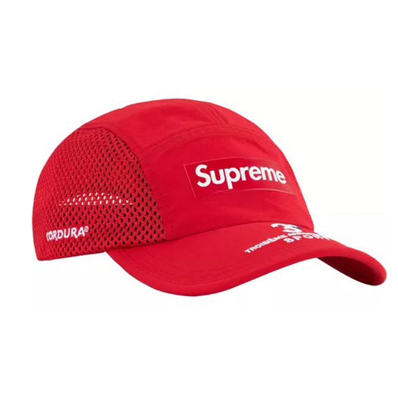 Supreme Mesh Side Panel Camp Cap Red