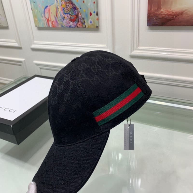 Gucci GG Canvas Black Cap