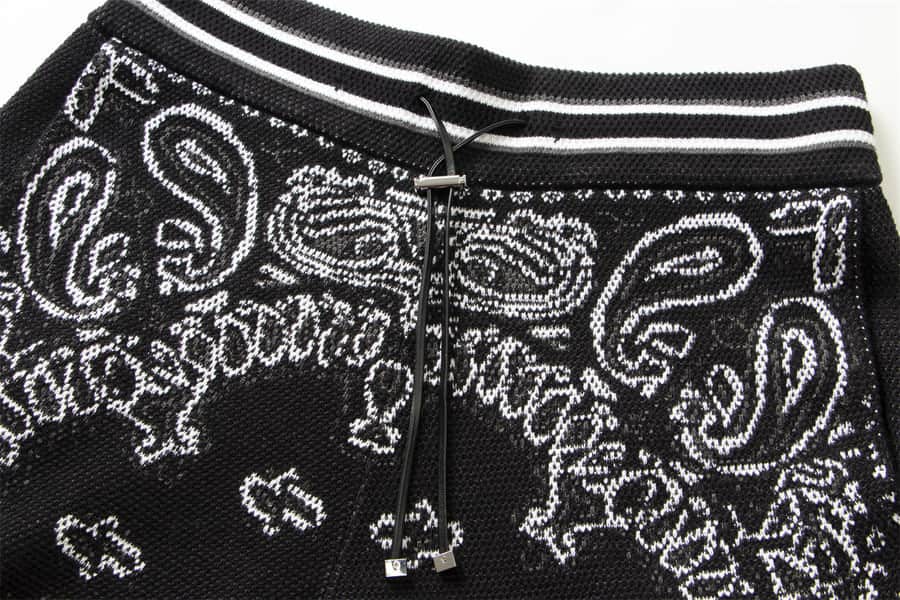 Amiri Bandana B-Ball Sweatpants 'BlackGrey'