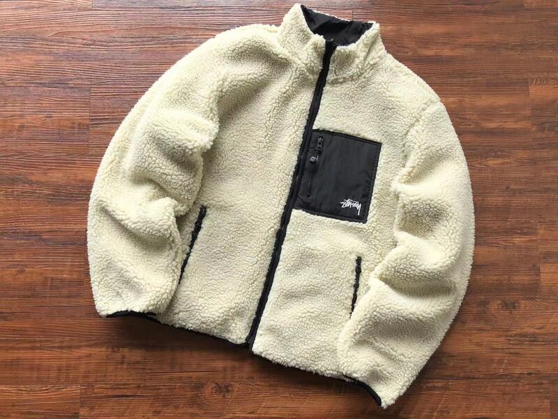 Stussy 8 Ball Reversible Sherpa Jacket