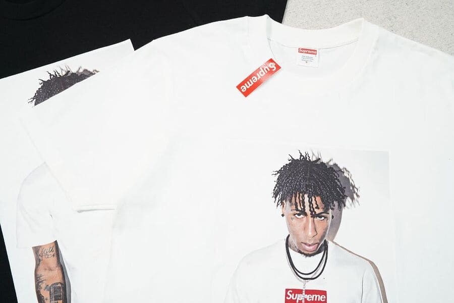 Supreme NBA Youngboy White T-shirt