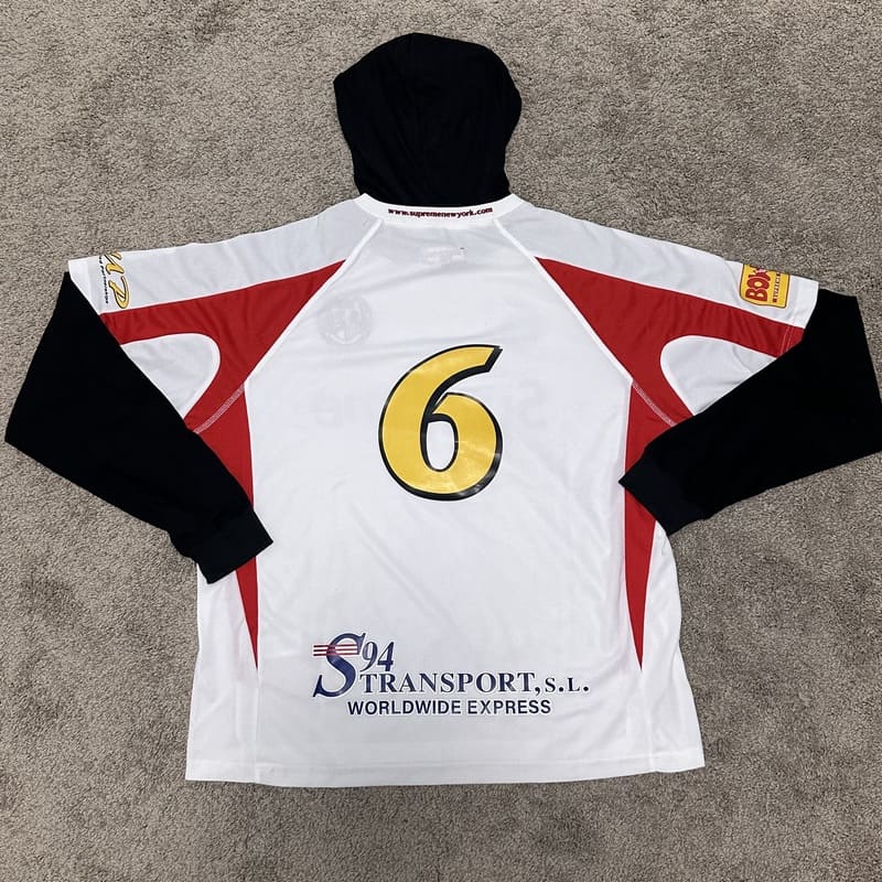 Supreme Hooded Soccer Set White