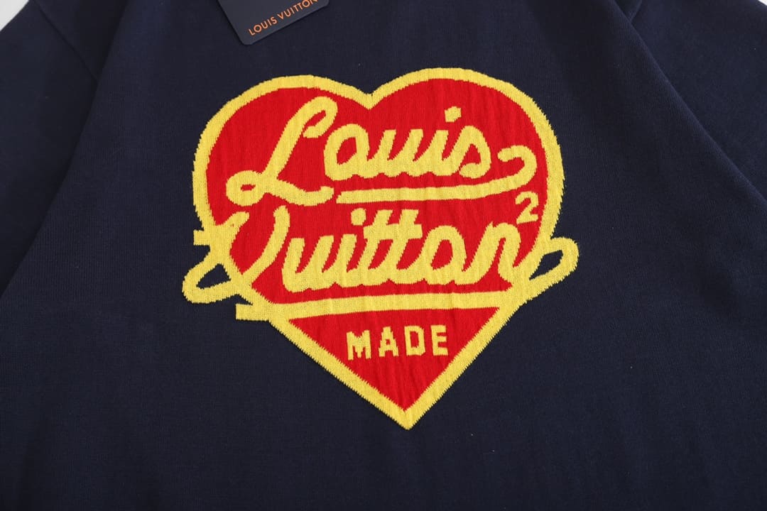 Louis Vuitton x Nigo Intarsia Jacquard Heart T-Shirt