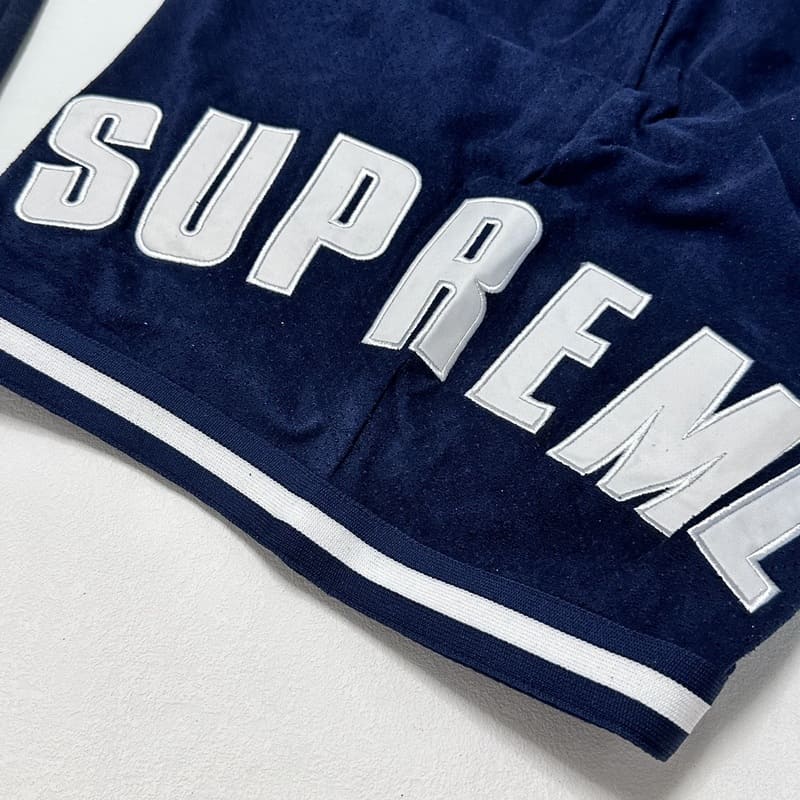 Supreme Ultrasuede Shorts Blue