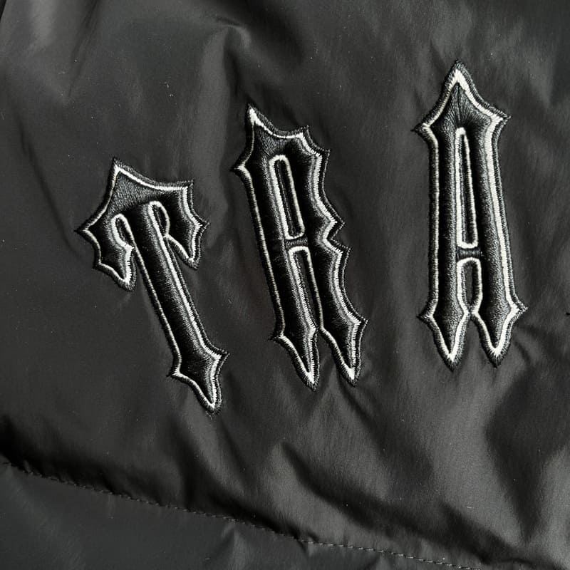 Trapstar Irongate Hooded Puffer Jacket for Women in Black