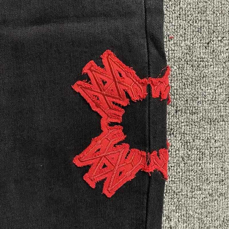 Amiri Jeans Black/Red Logo