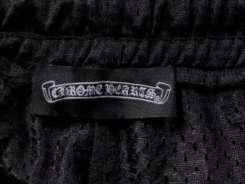 Chrome Hearts Sports Varsity Black Shorts