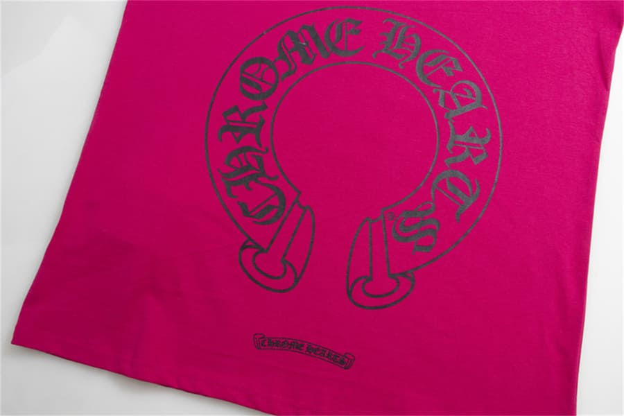 Chrome Hearts Pink/Black Horseshoe Baseball Cap