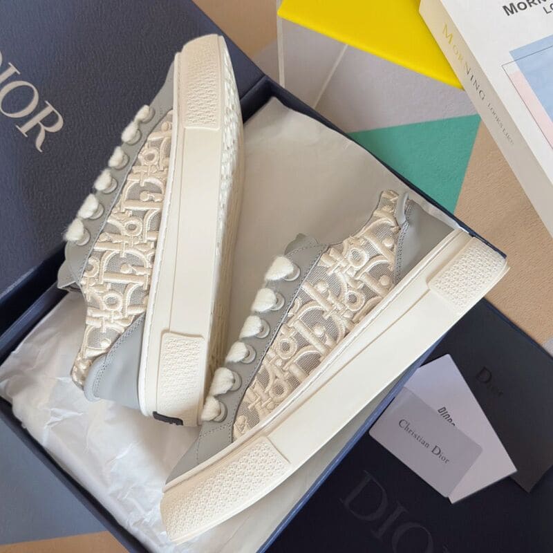 Dior B33 Oblique Gray Cream