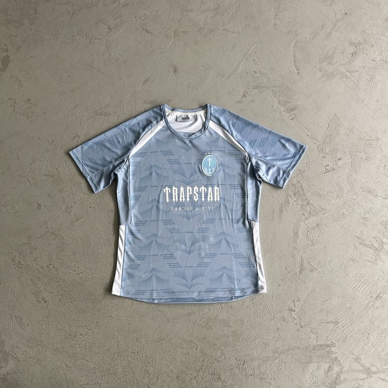 Trapstar Irongate Football Jersey Blue