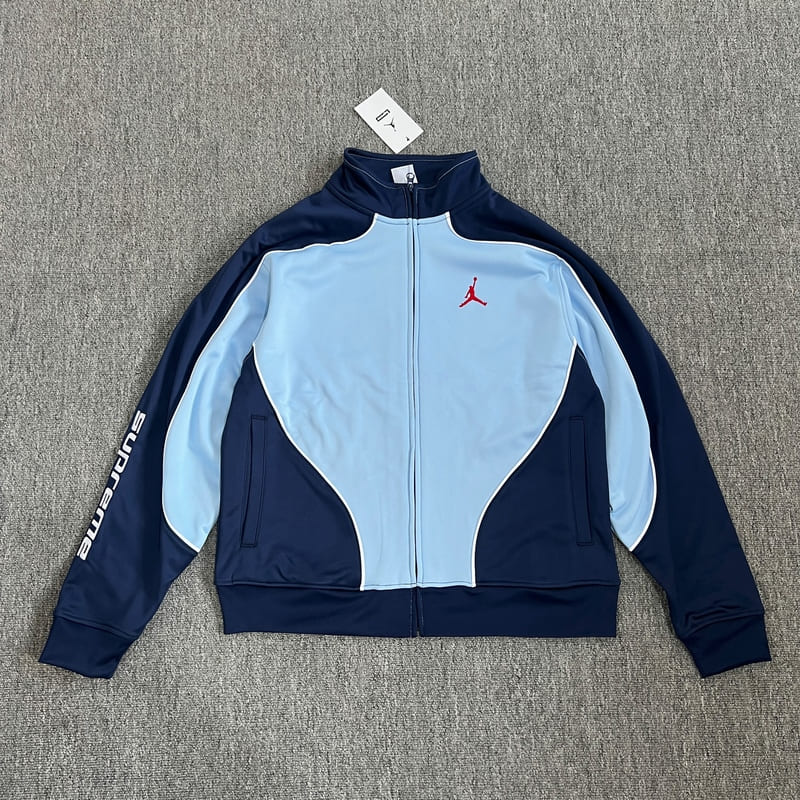 Supreme x Jordan Knit Tracksuit Blue