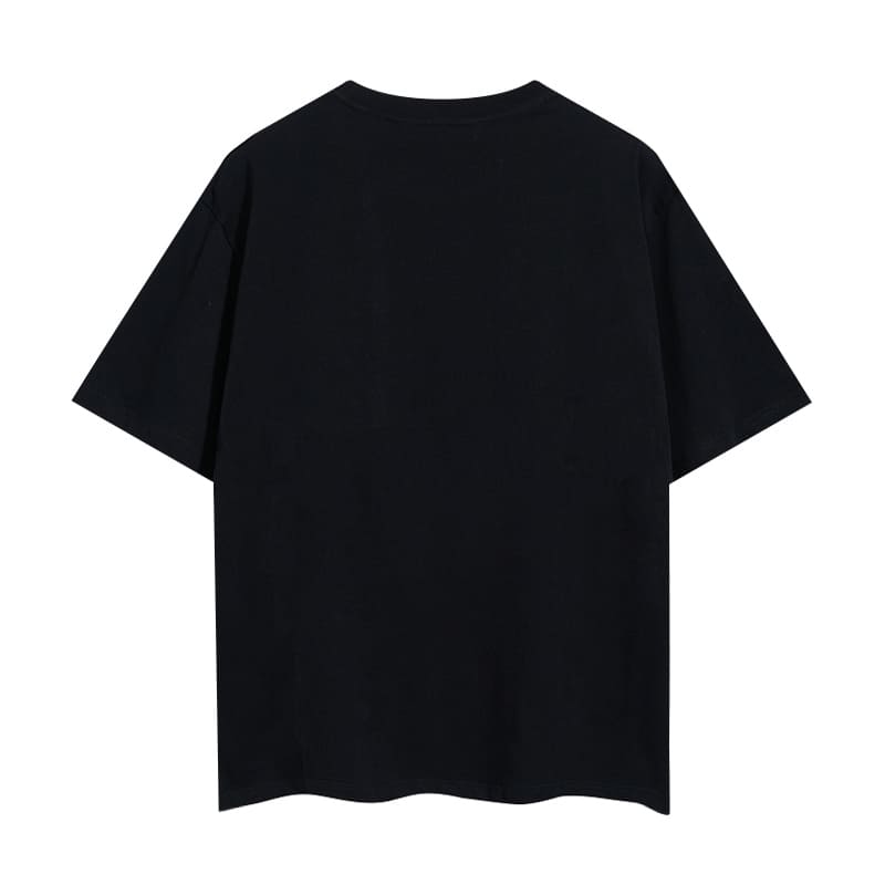 Palm Angels Neck Logo Black T-shirt
