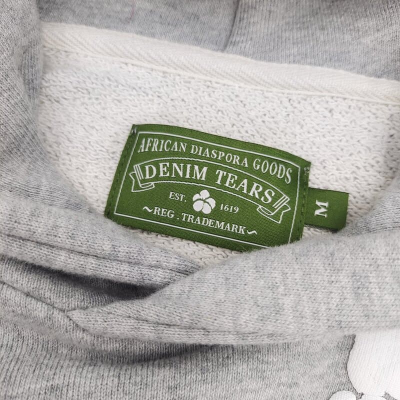 Denim Tears The Cotton Wreath Grey Sweatshirt