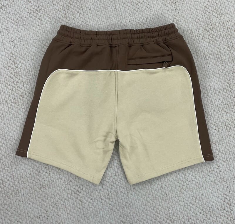 Synaworld Pipe Hoodie & Shorts Set Beige