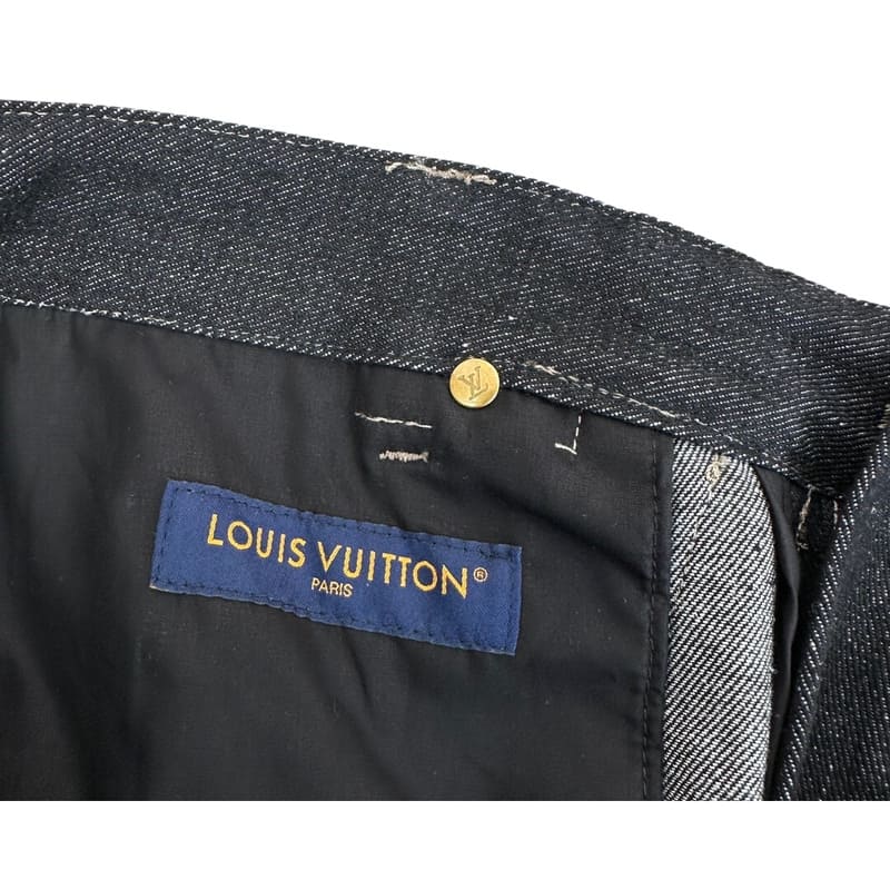 Louis Vuitton Monogram Flower Denim Trousers