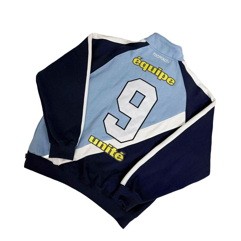 Supreme Team Half Zip Jacket Blue