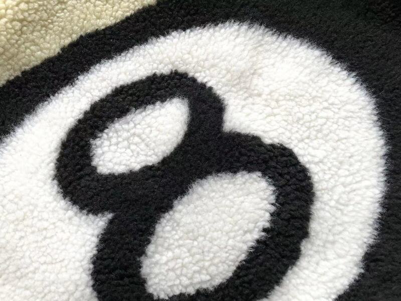 Stussy 8 Ball Reversible Sherpa Jacket