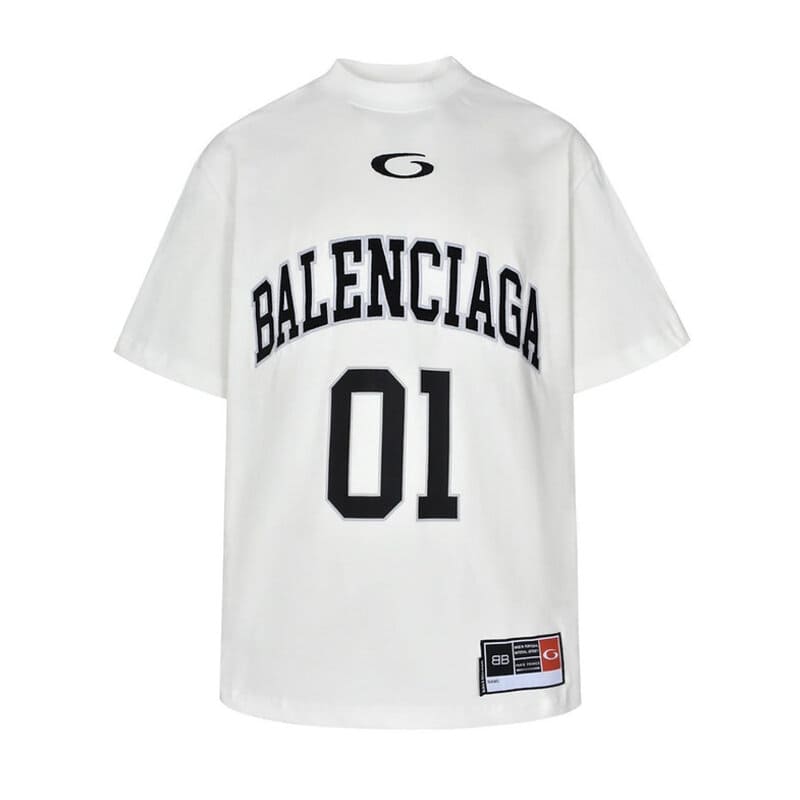 Balenciaga Basketball Series White T-Shirt