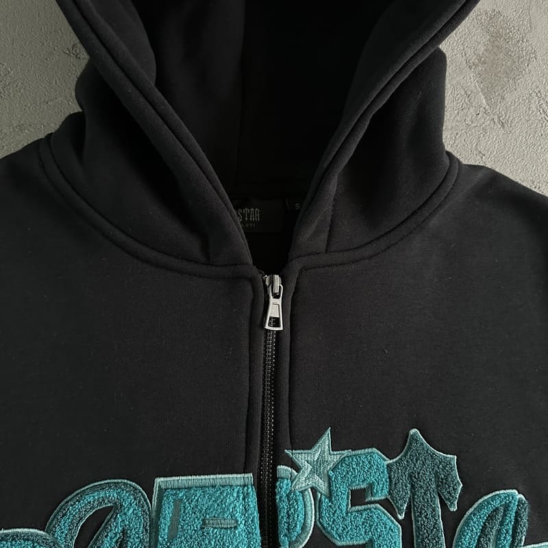 Trapstar Wildcard Chenille BlueBlack Set
