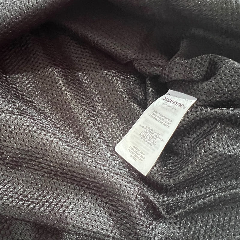 Supreme Reflective Piping Black Jacket