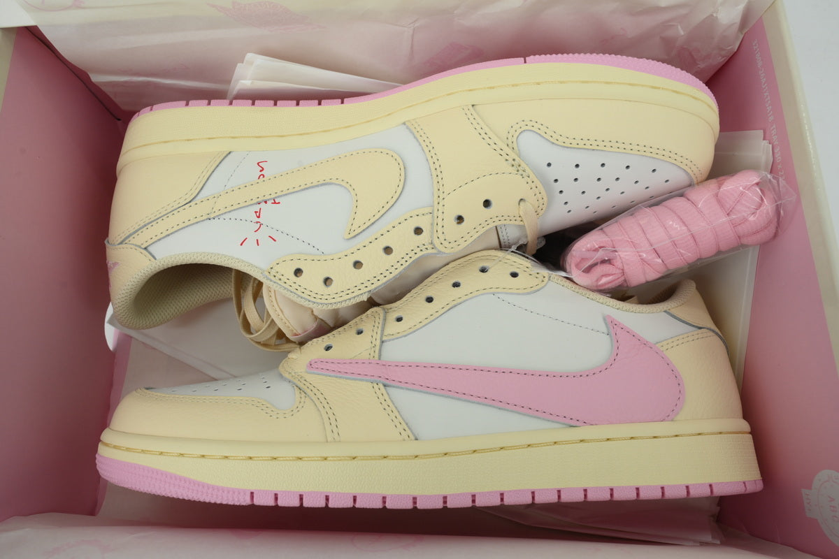 Travis Scott x Air Jordan 1 Low Reverse Hook Powder