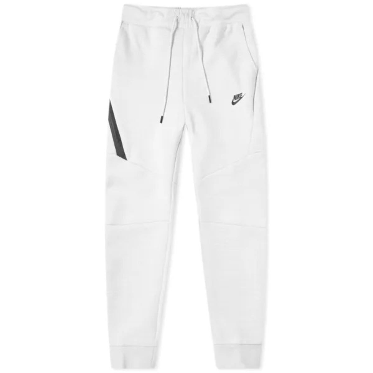 White Nike Tech Fleece Trousers