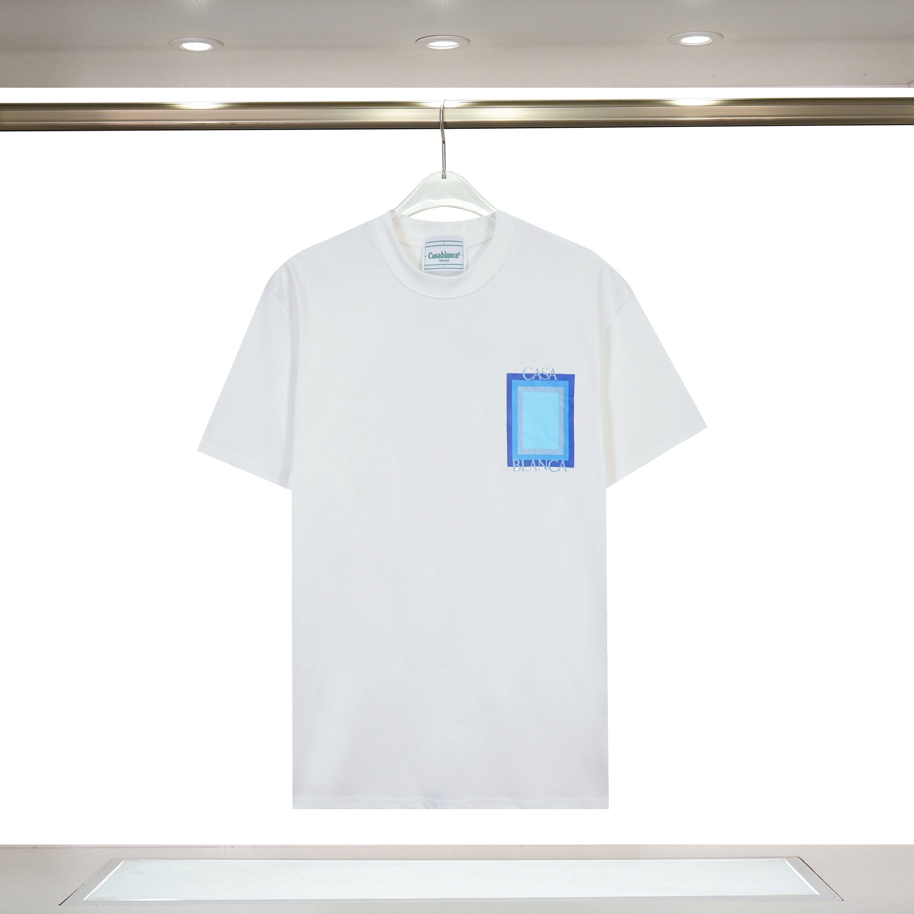 White Casablanca Logo Degrade T-Shirt