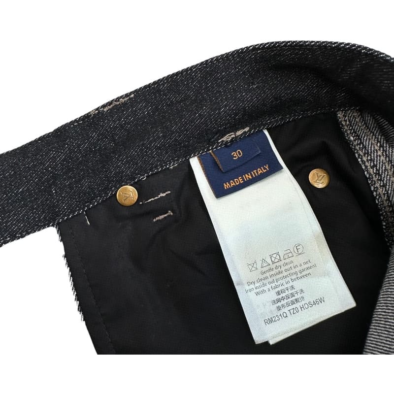 Louis Vuitton Monogram Flower Denim Trousers