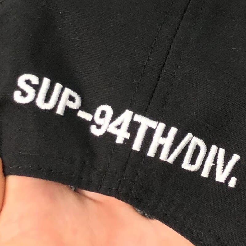 Supreme Military Camp Black Cap Sup-94th