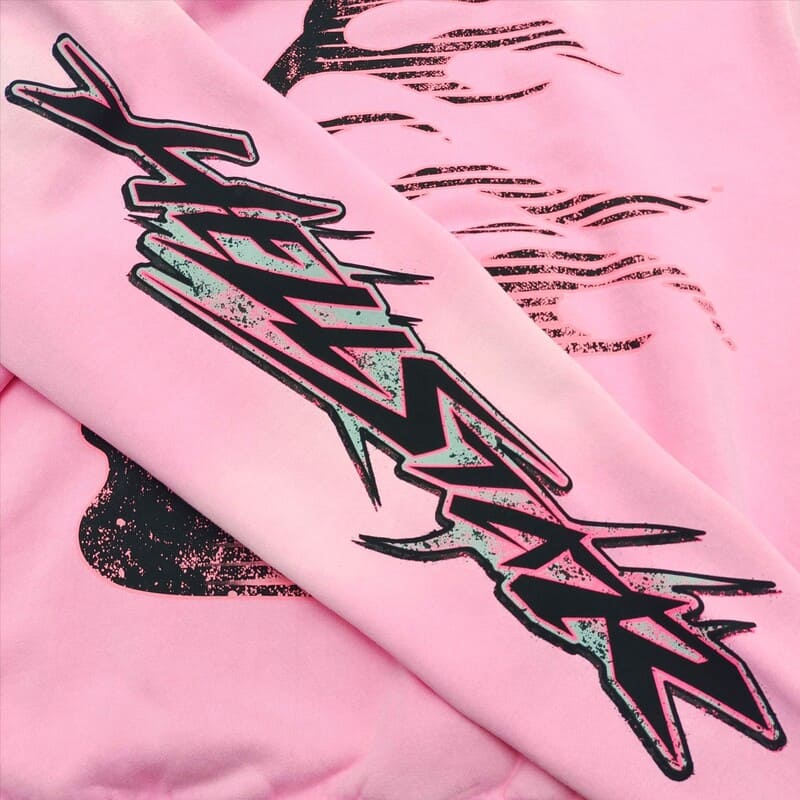 Hellstar Brainwashed Without Brain Pink Sweatshirt