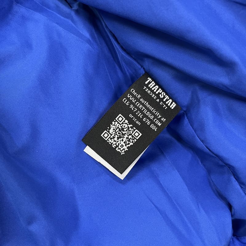 Trapstar Decoded 2.0 Dazzling Blue Puffer Jacket