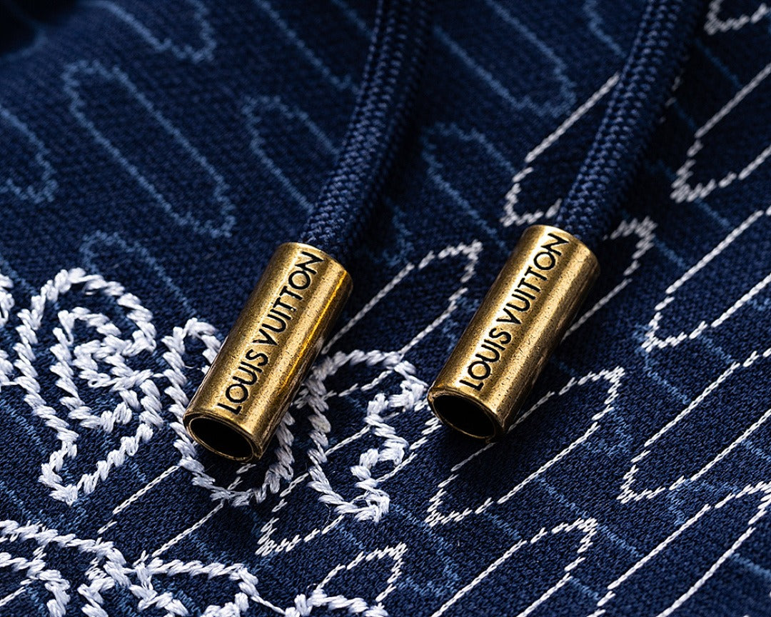 Conjunto Louis Vuitton Signature Monogram Azul Marinho