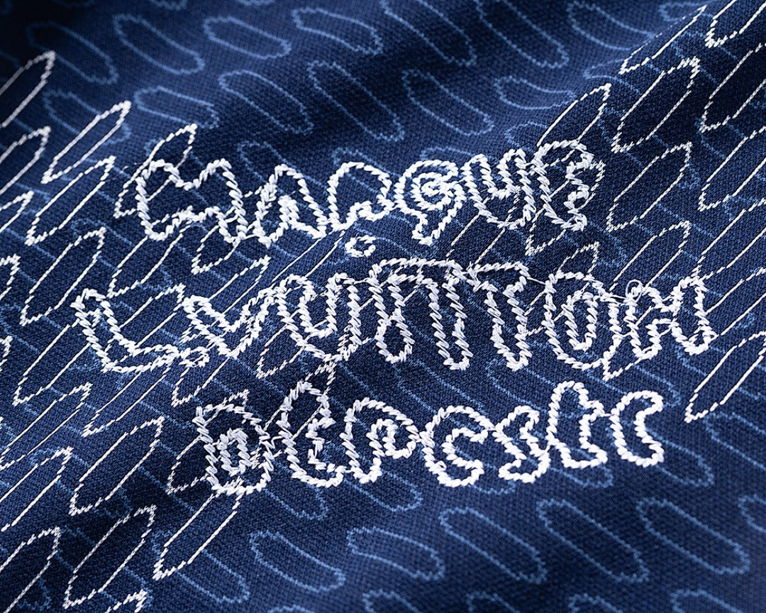 Conjunto Louis Vuitton Signature Monogram Azul Marinho