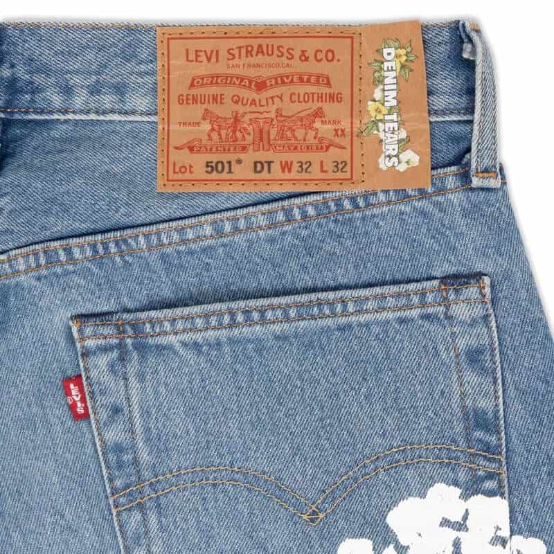 Denim Tears x Levi's Cotton Wreath Light Wash Jean